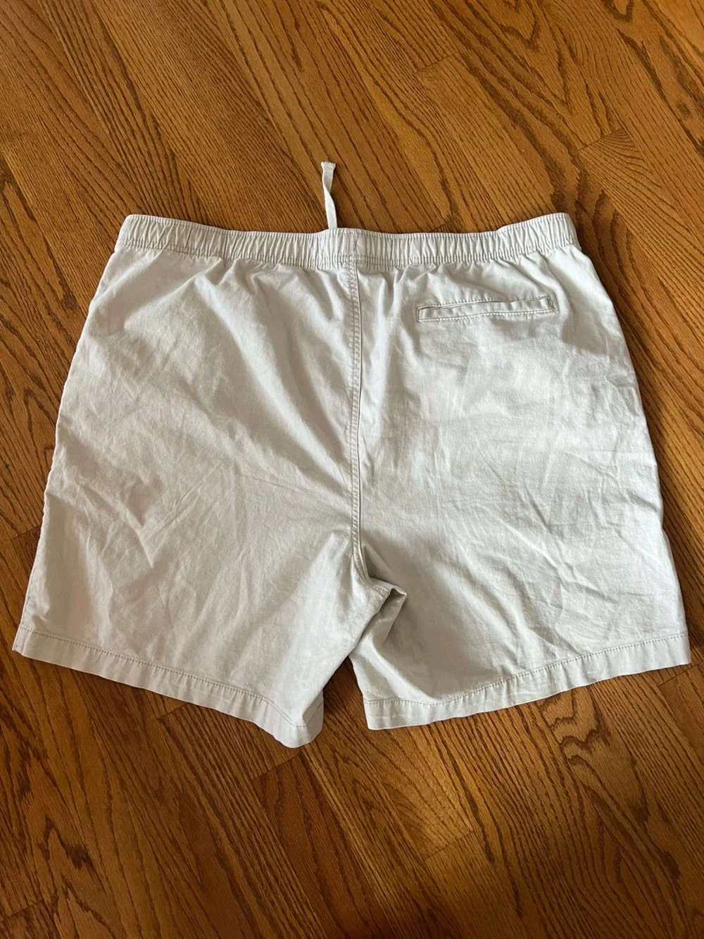 Old Navy Men's Cotton Flat Front Shorts in Brown and White